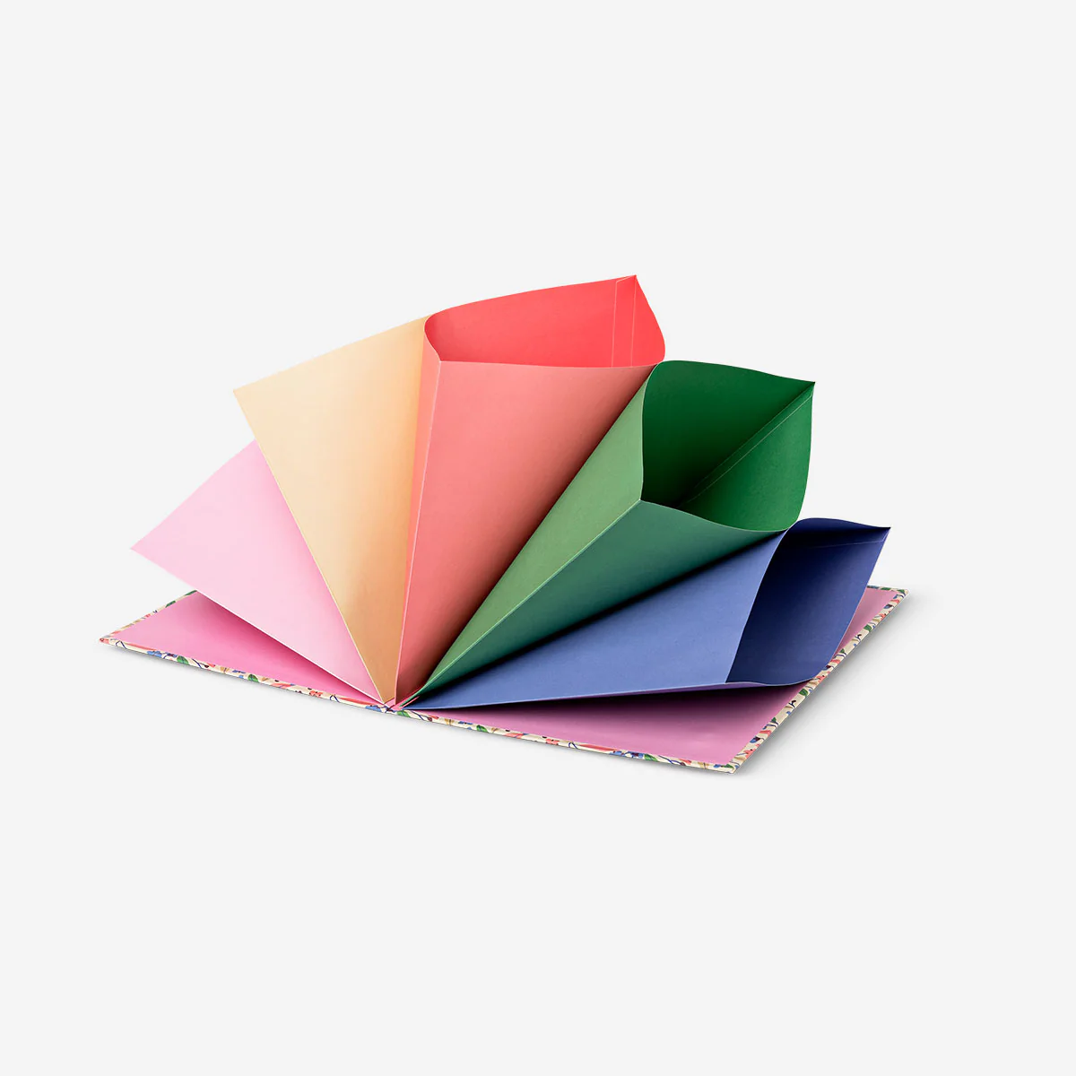 A4 floral document organiser with tab dividers - Image 2