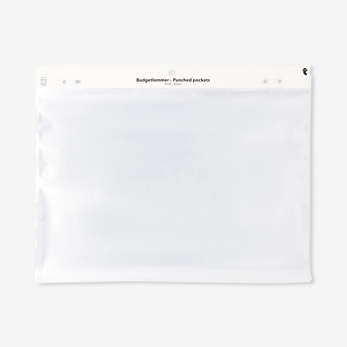 A4 punched pockets - 20 pcs