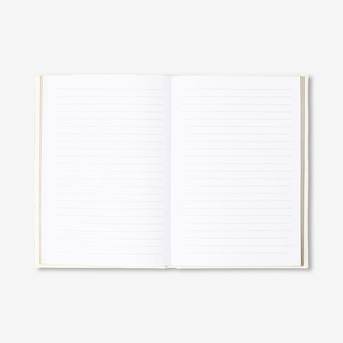A5 white notebook with fabric cover - Image 2