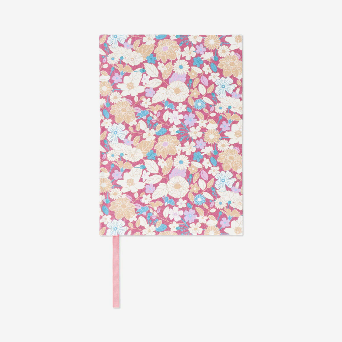 A5 bullet planner with floral fabric cover