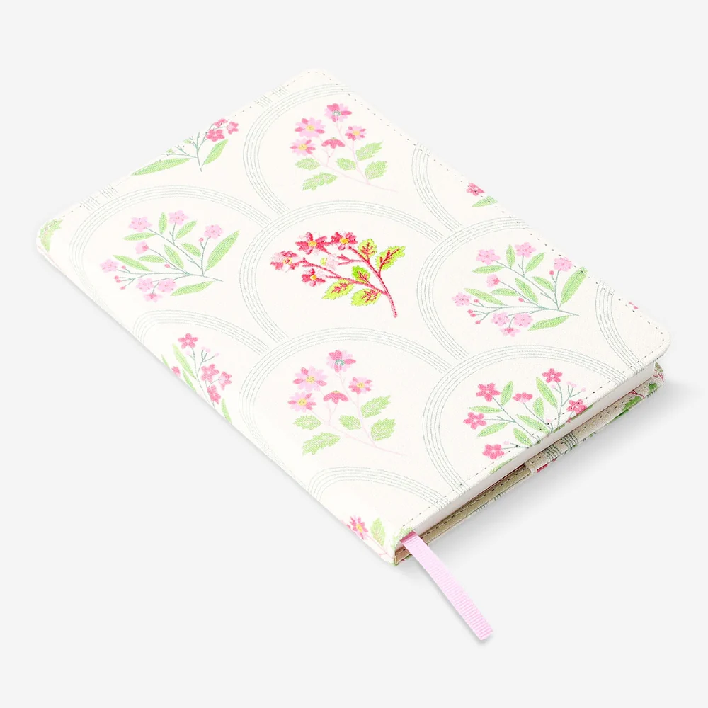 A5 floral embroidered notebook - Image 3
