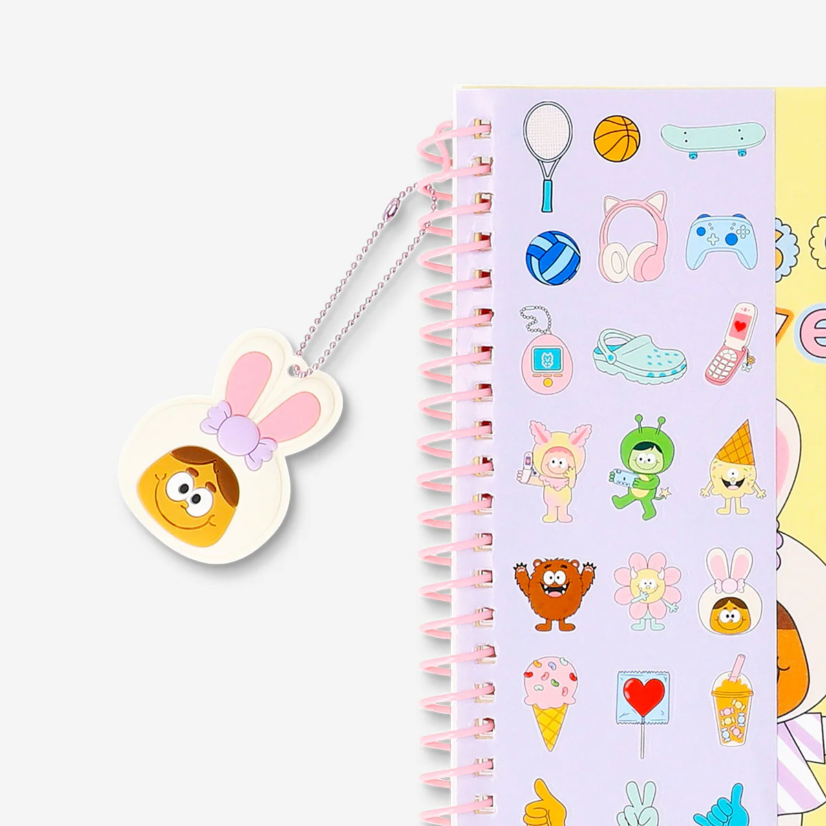 A5 monster candy notebook with charm - Image 3