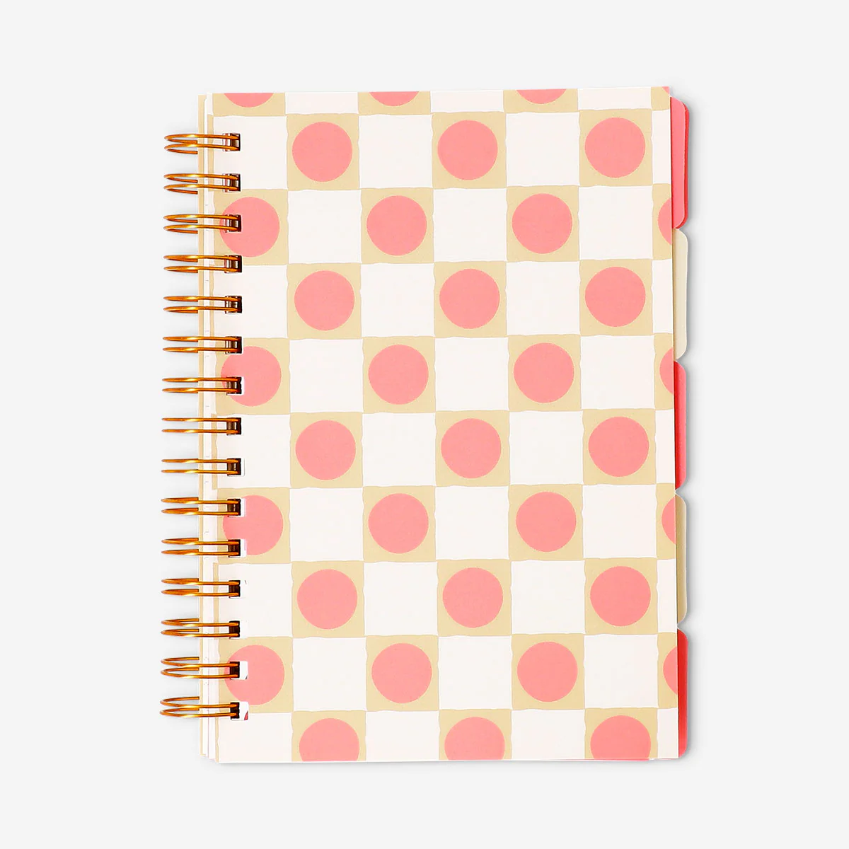 A5 notebook with dots and page markers