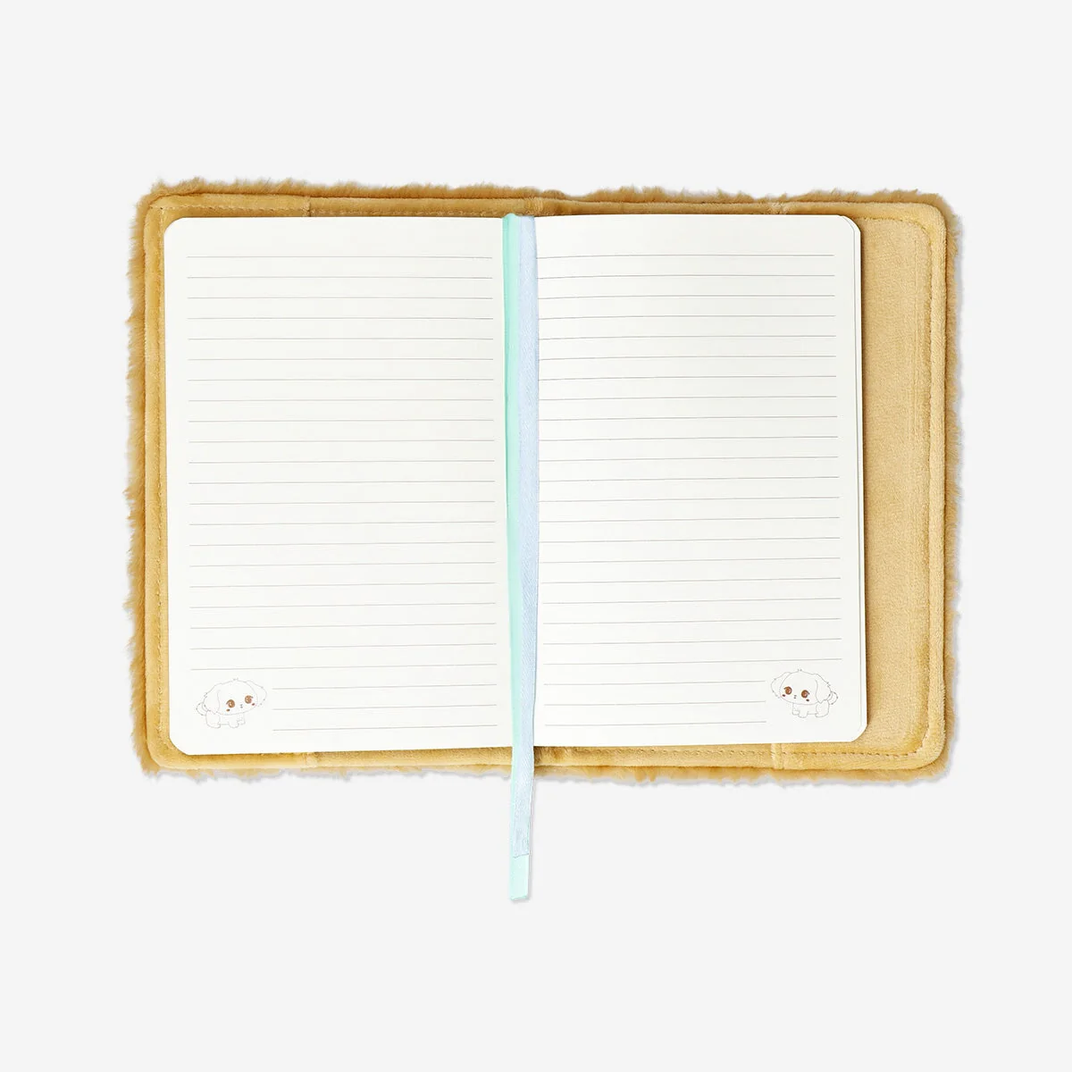 A5 Notebook with plush dog - Image 2