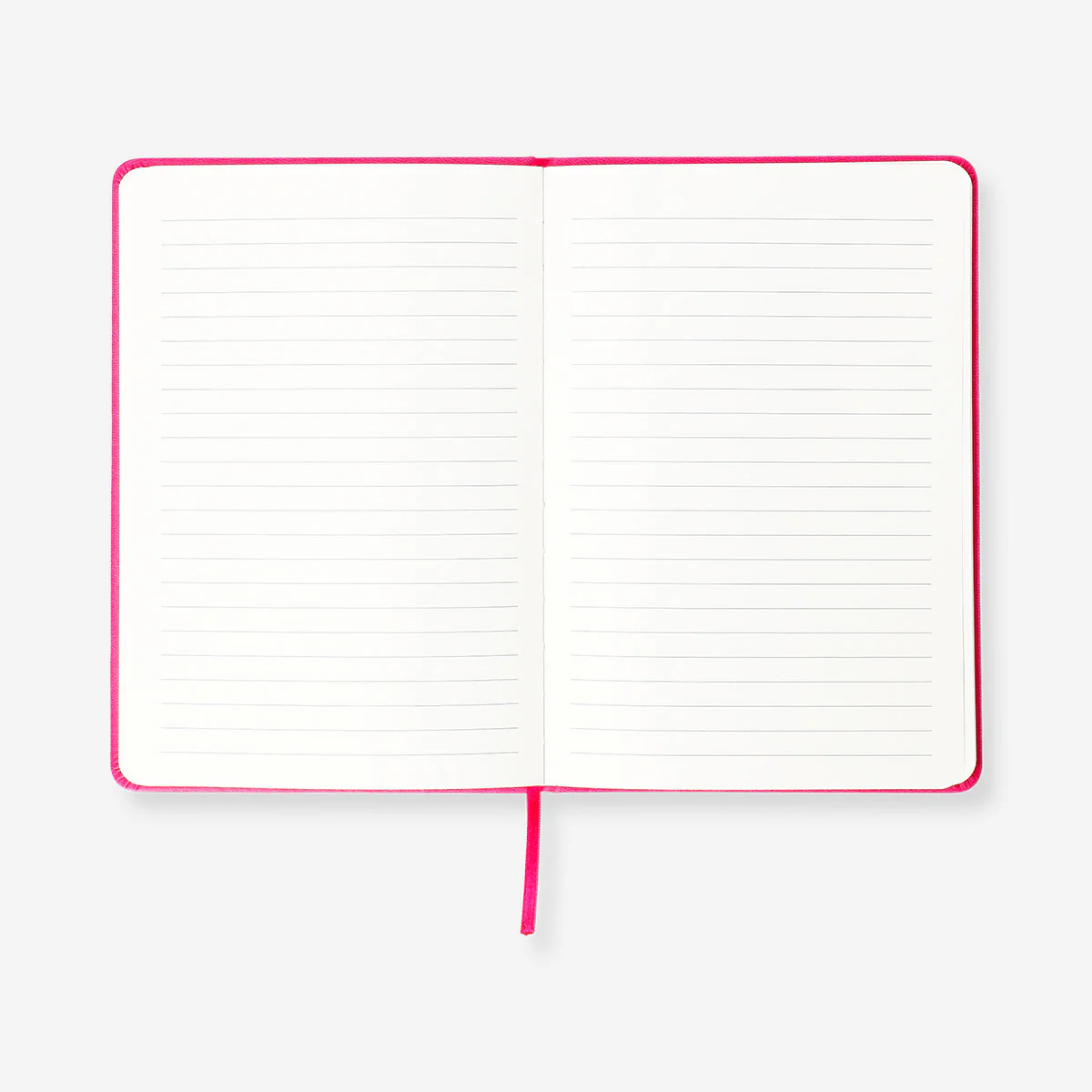A5 pink notebook with pom poms - Image 2