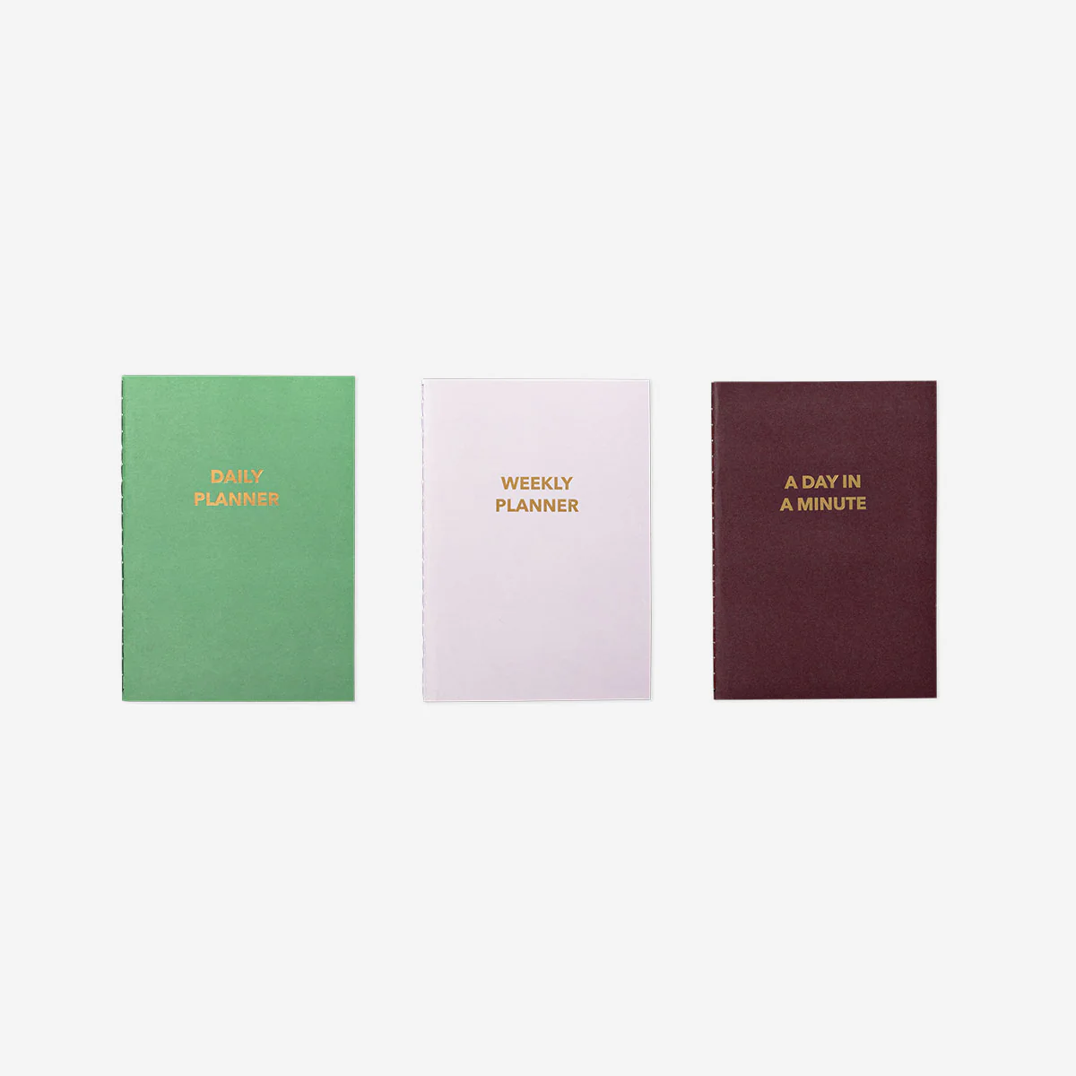 A6 set of planners in English - 3 pcs