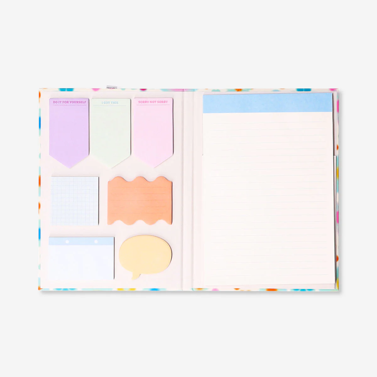 B5 floral clipboard with paper pads - Image 2