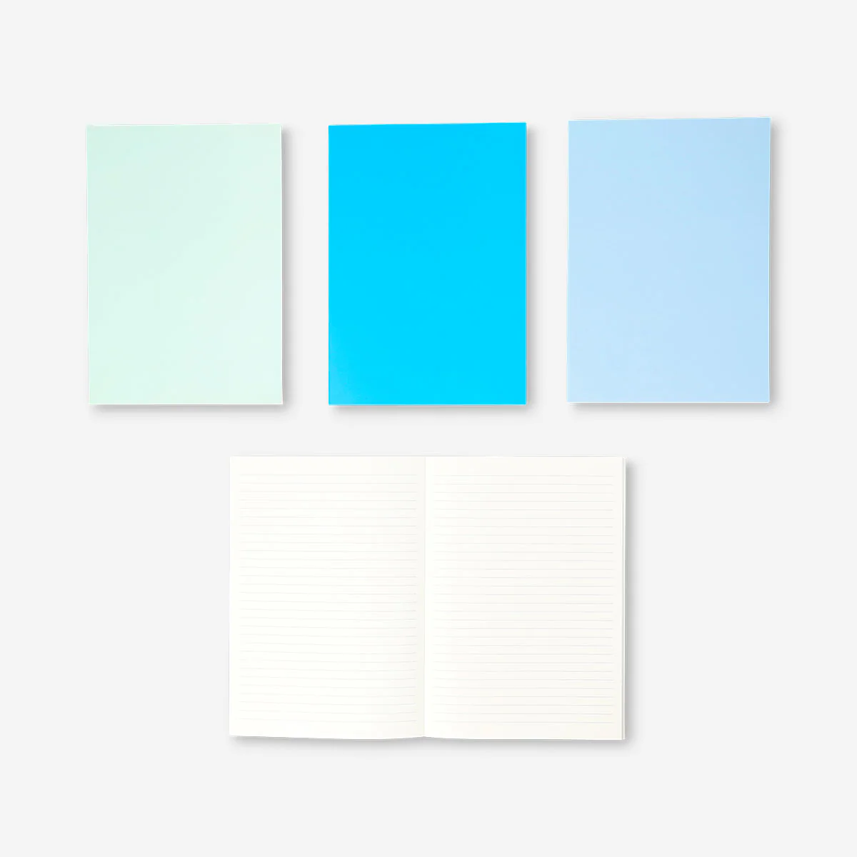 B5 solid colour notebooks - 4 pcs - Image 2