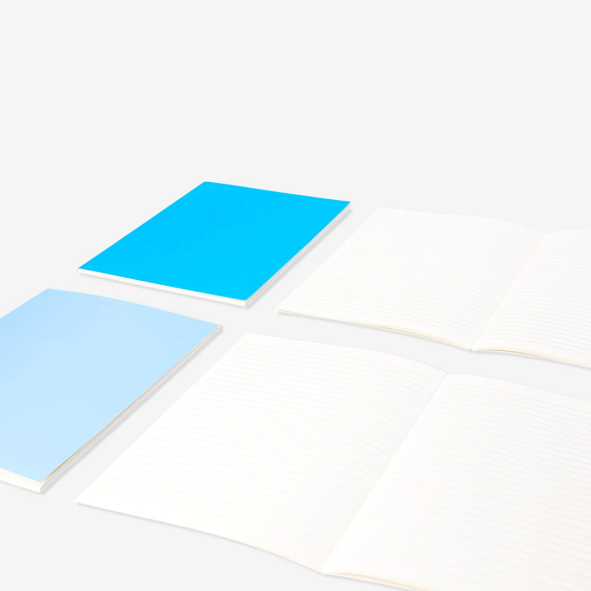B5 solid colour notebooks - 4 pcs - Image 3