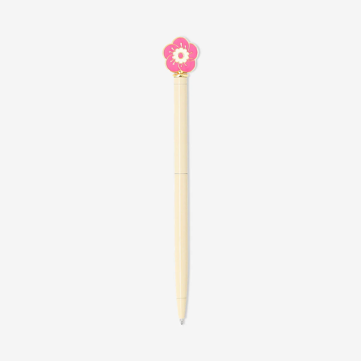 Ballpoint pen - Pink flower topper - Image 2