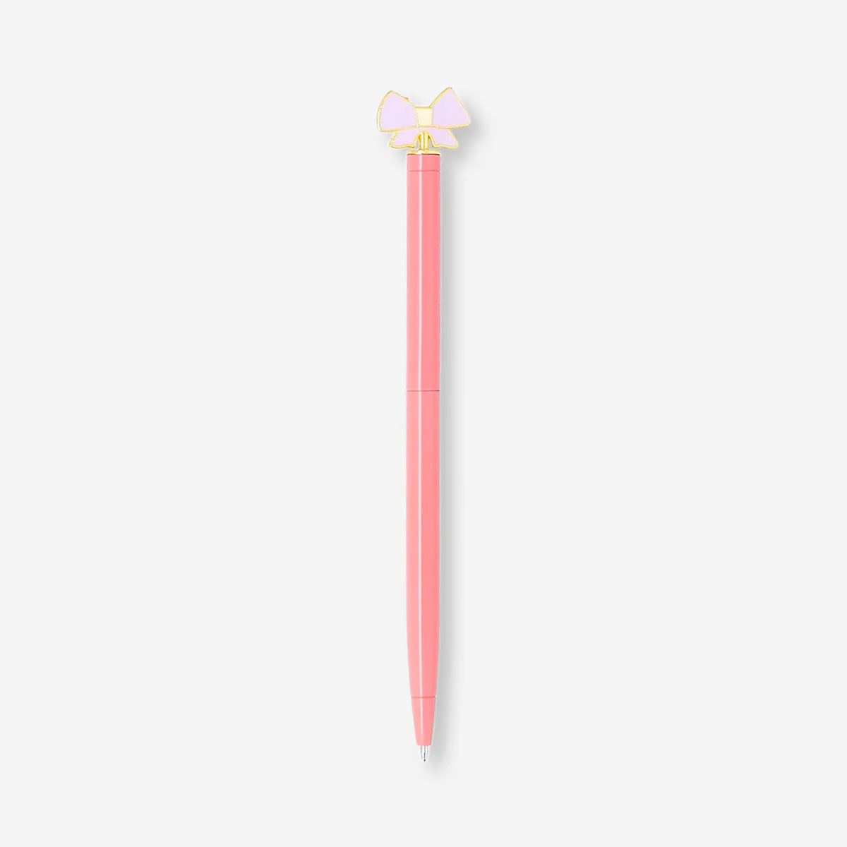 Ballpoint pen - Pink with bow topper - Image 2