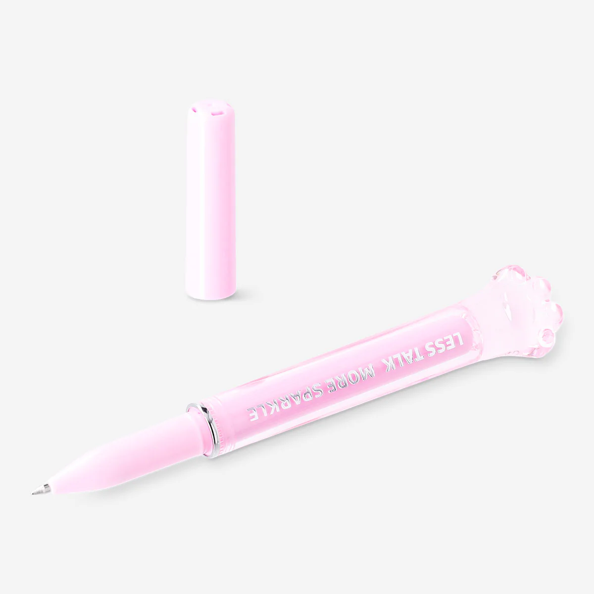 Ballpoint pen - Pink with cat paw - Image 3