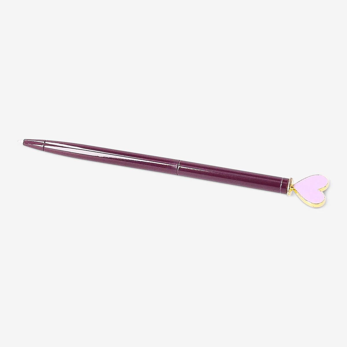 Ballpoint pen - Purple heart topper - Image 3