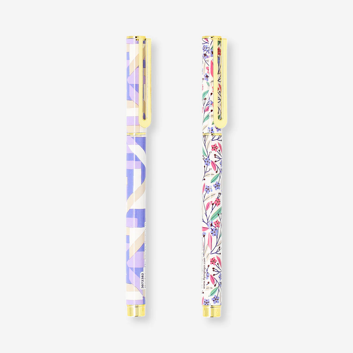 Ballpoint pens with fun prints - 2 pcs