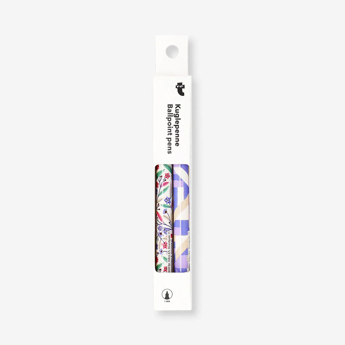Ballpoint pens with fun prints - 2 pcs - Image 3