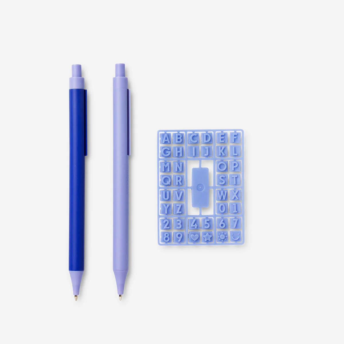 Ballpoint pens with letters - 2 pcs - Image 2