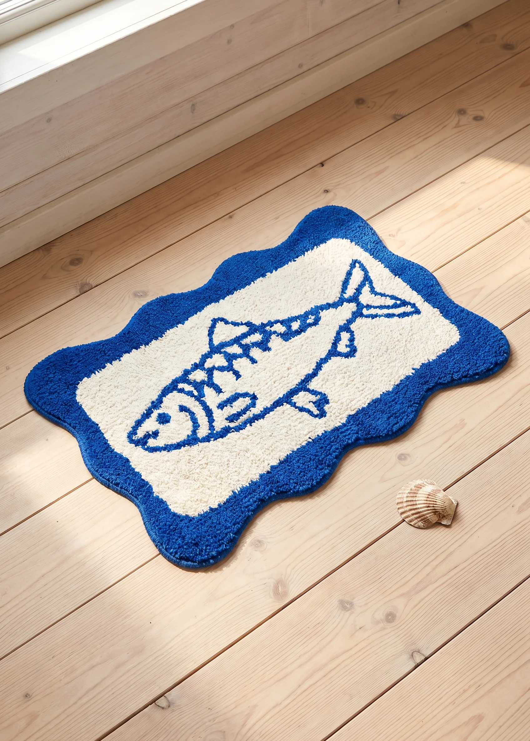 Bath mat with fish motif - 40x60 cm