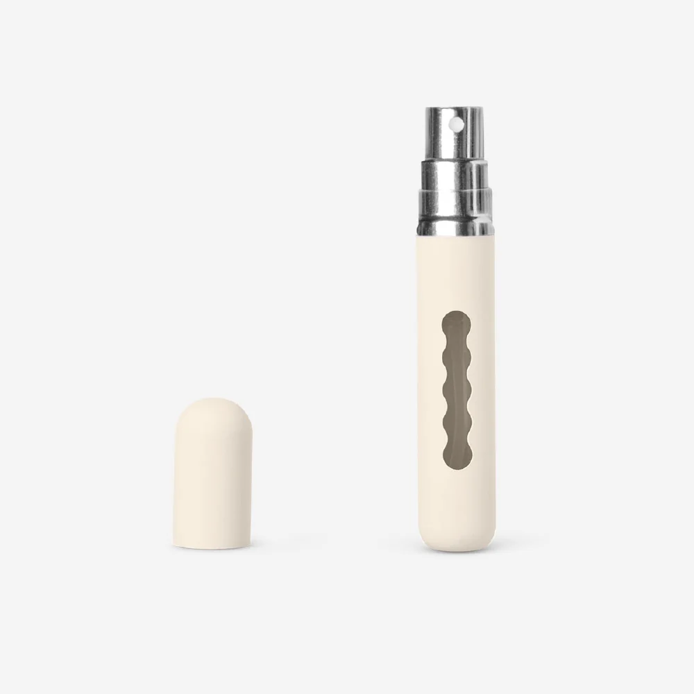 Beige refillable travel perfume bottle - 8 ml - Image 3