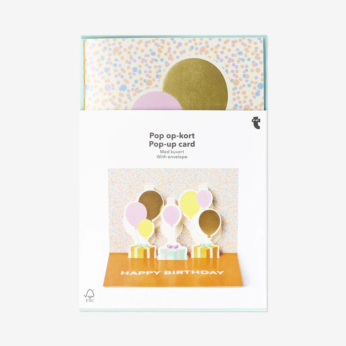 Birthday card with pop up balloons - Image 3