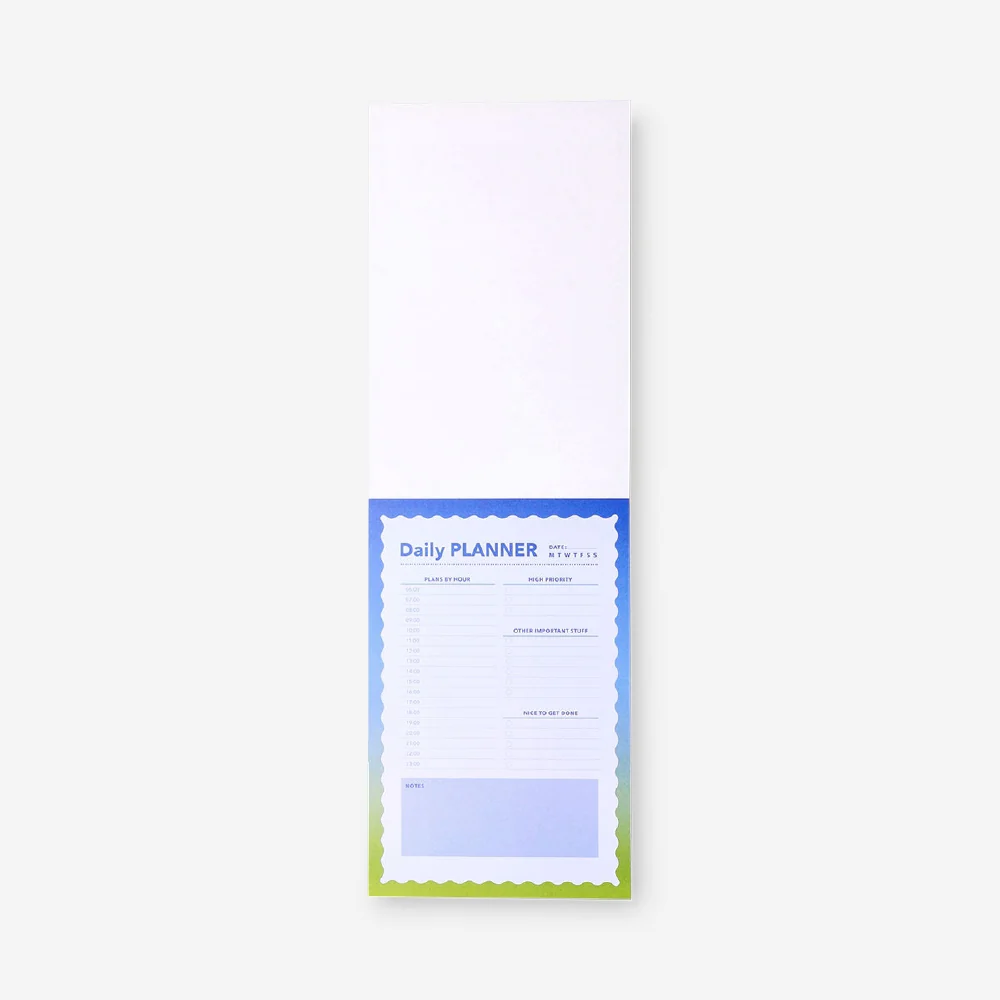 Blue daily planner notepad - Image 2