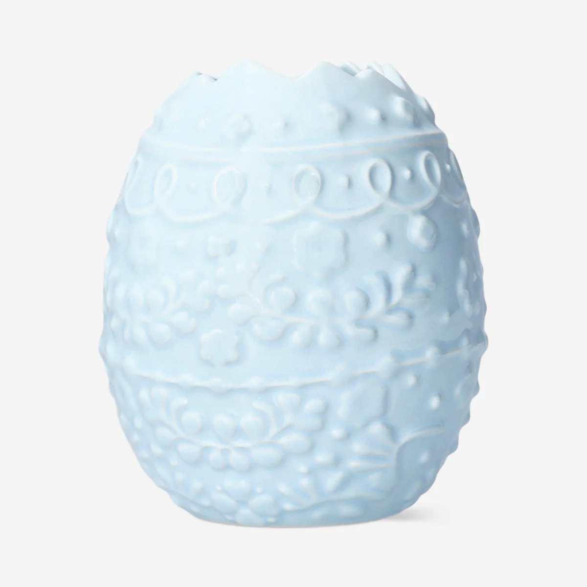 Blue Easter egg vase - 14 cm - Image 2