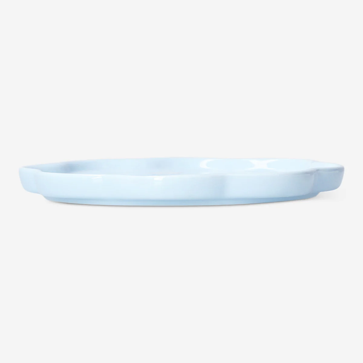 Blue floral plate with butterfly - 18 cm - Image 3
