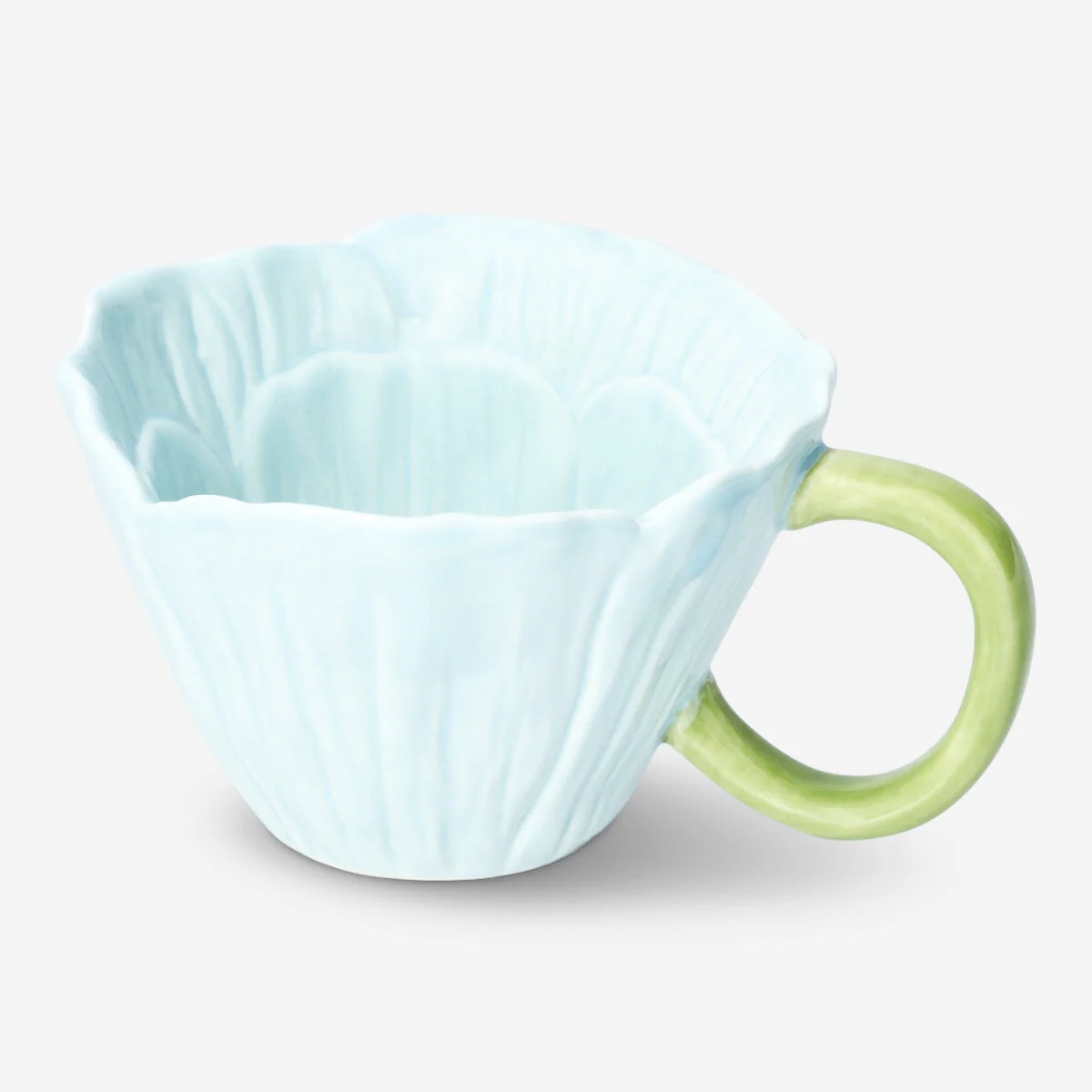 Blue flower mug - 140 ml - Image 2