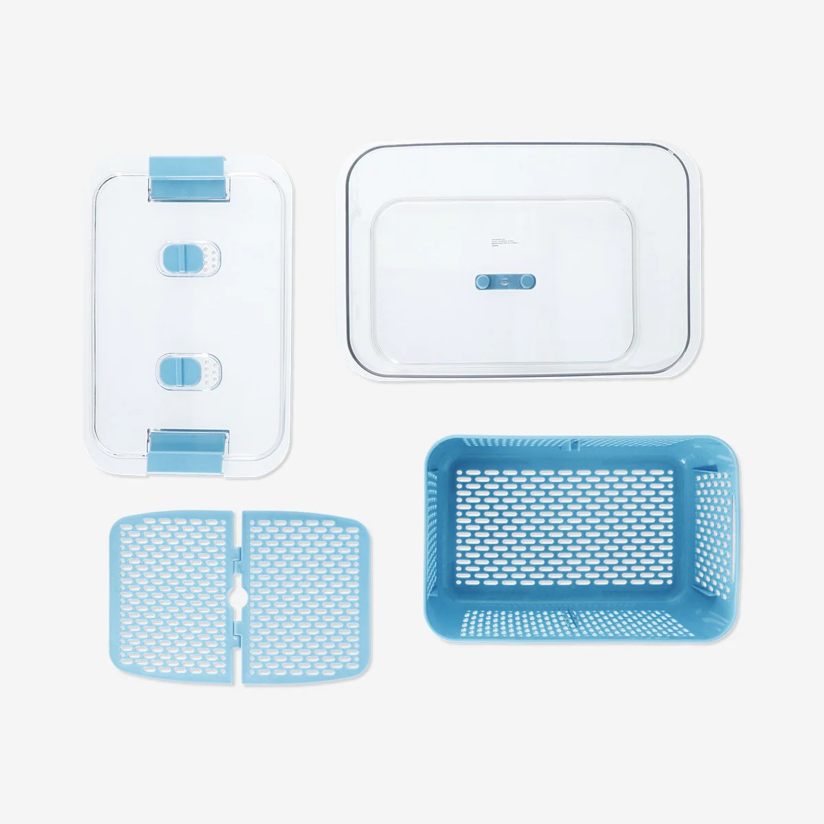 Blue food storage for fridge - 28 cm - Image 3