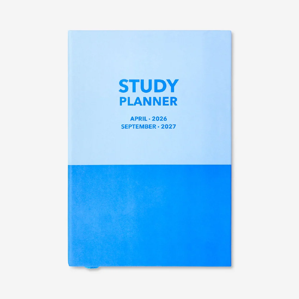 Blue study planner 2026-2027 - English