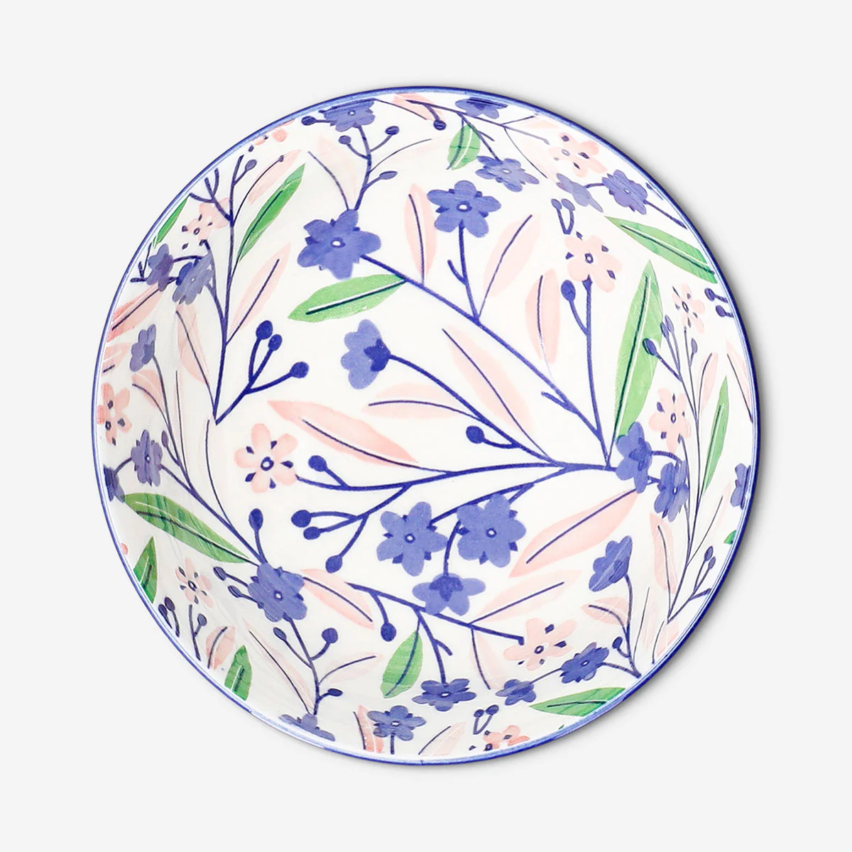 Bowl with flowers - 14 cm - Image 2