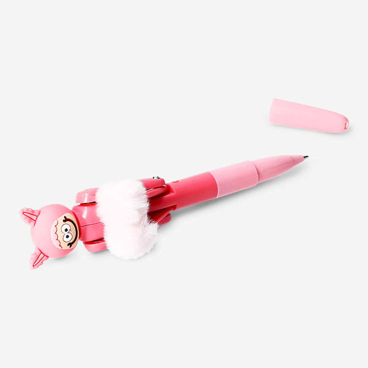 Boxing ballpoint pent - Candy monster with pom poms - Image 2