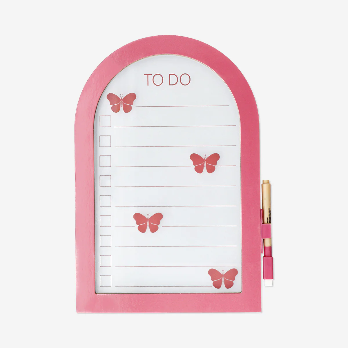Butterfly glass planner board with marker - Image 2