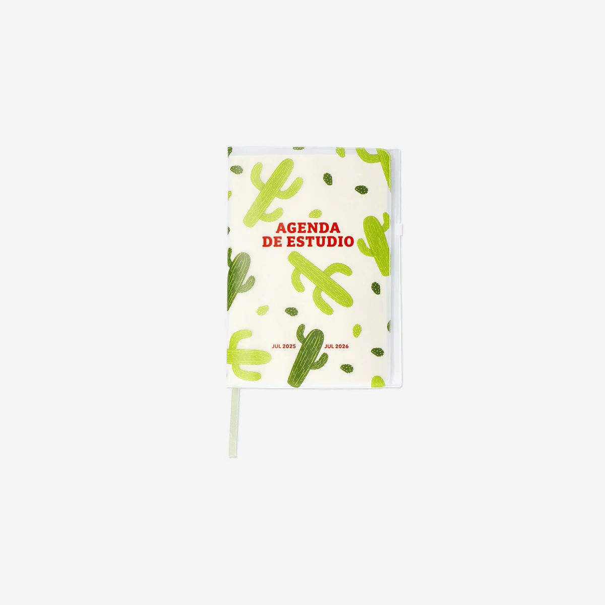 Cactus weekly study planner - Spanish