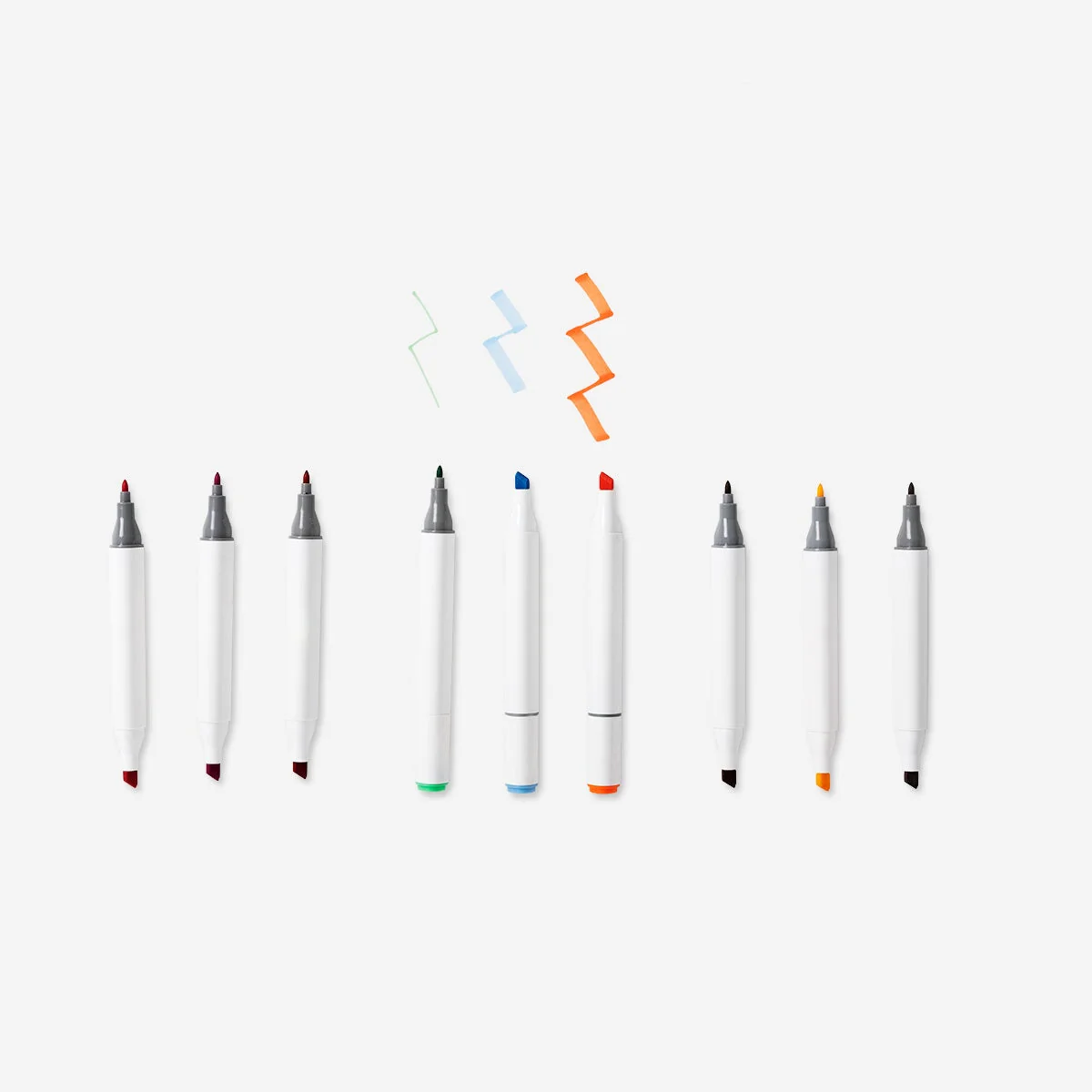 Coloured Twin Markers - 12 pcs - Image 2