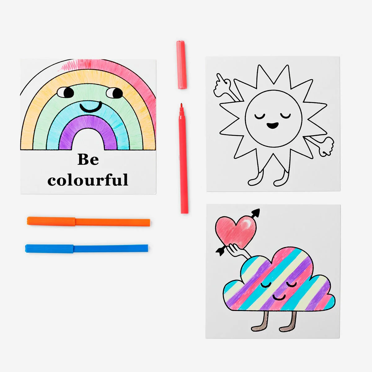 Colouring sheets. With markers - Image 2