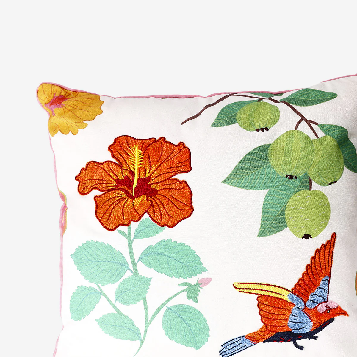 Cushion with tropical print - 45x45 cm - Image 3