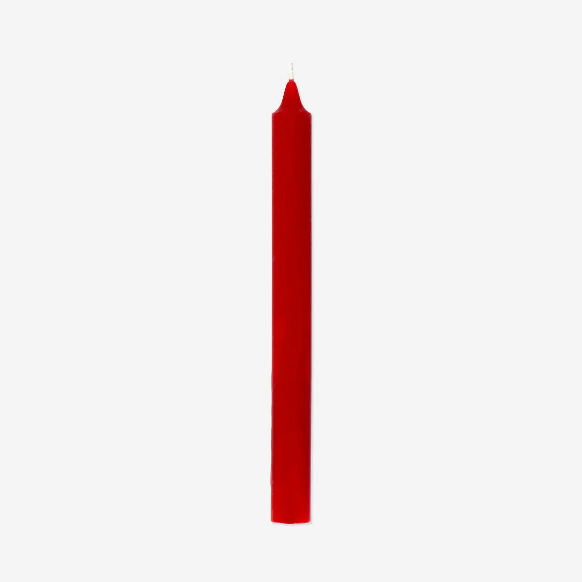 Dark red dinner candle