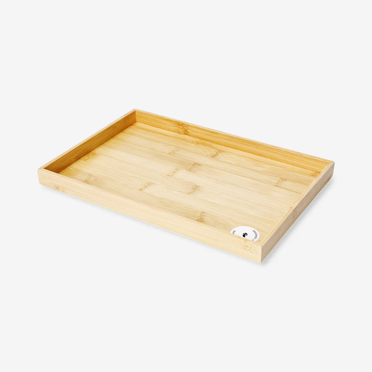 Decorative bamboo tray - 30 cm - Image 2