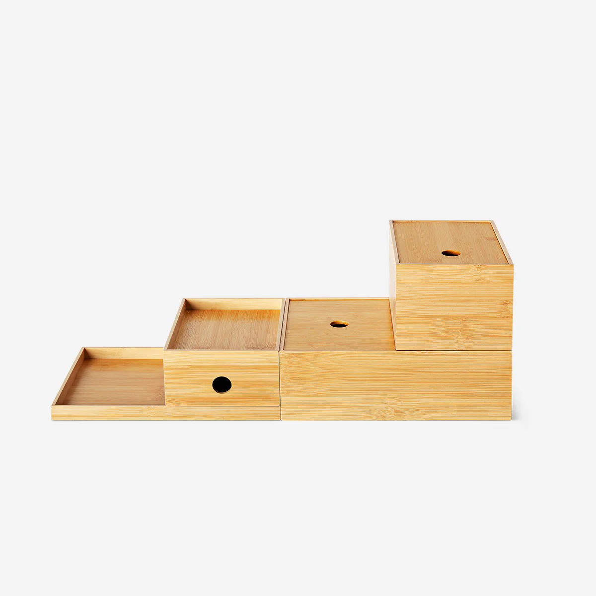 Decorative bamboo tray - 30 cm - Image 3