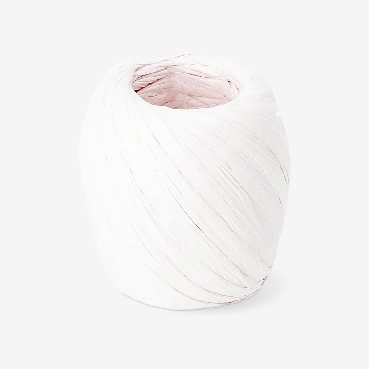 Decorative twisted paper ribbon in light pink - 20 m - Image 2