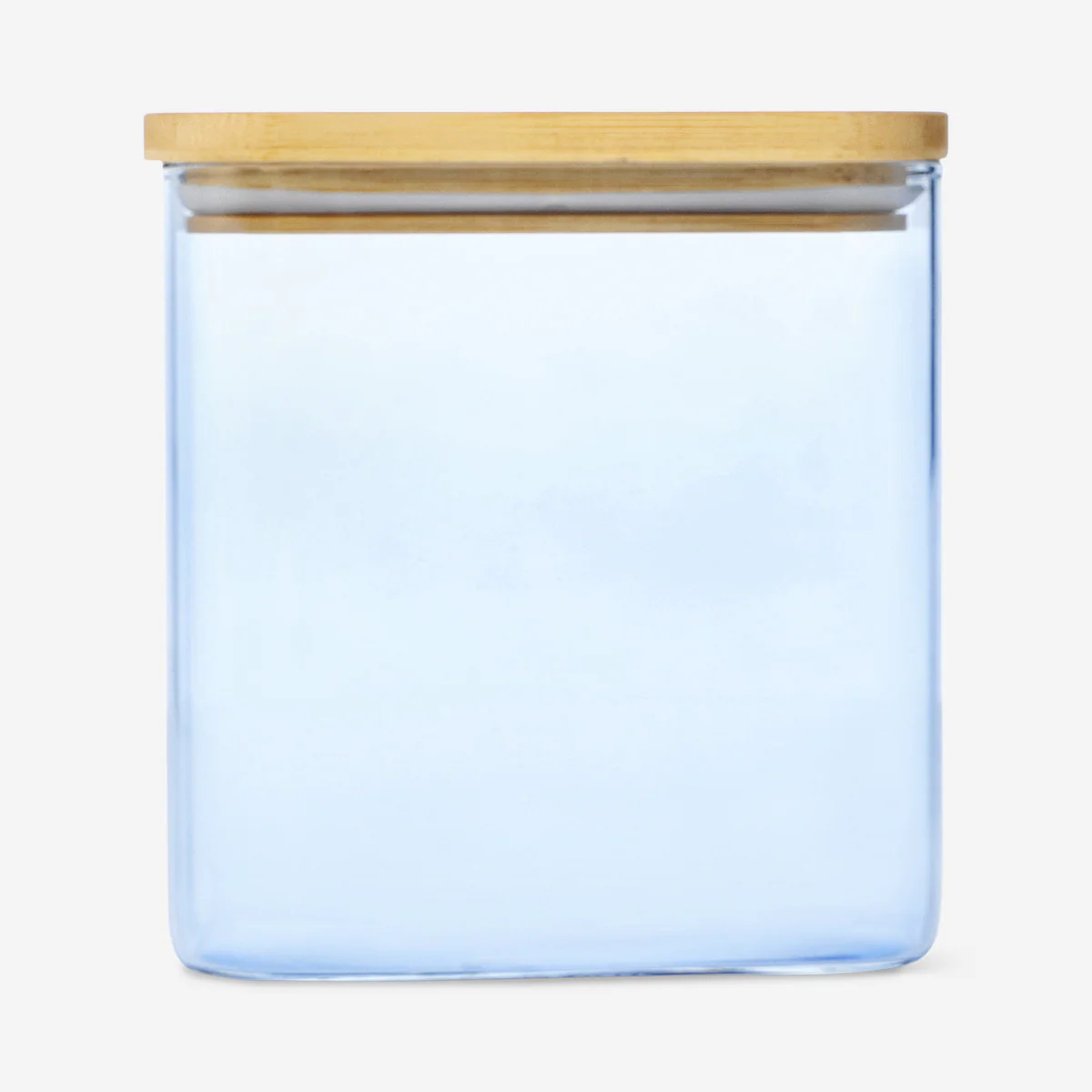 Designer Collection - Blue glass storage container with lid - 1,1 L - Image 2
