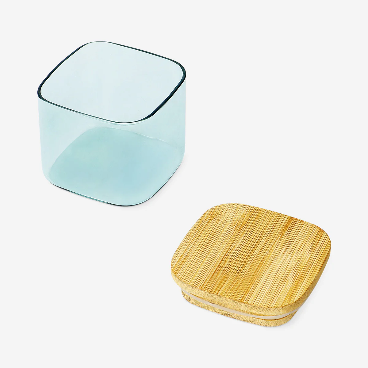 Designer Collection - Green glass storage container with lid - 200 ml - Image 2