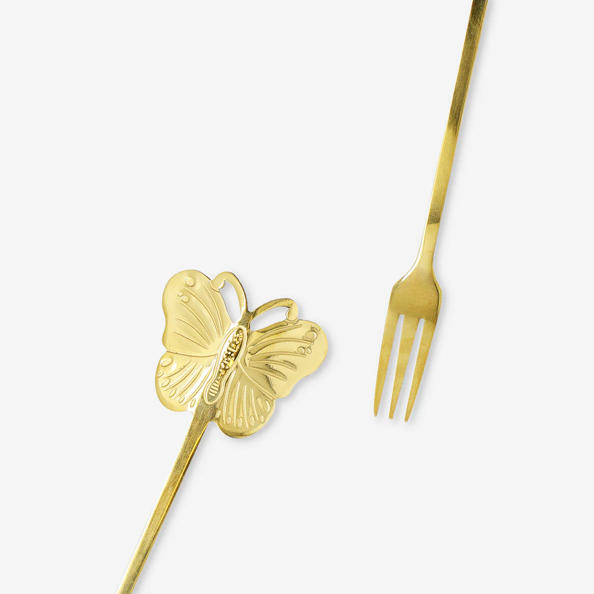 Dessert forks with butterfly topper - 2 pcs - Image 3