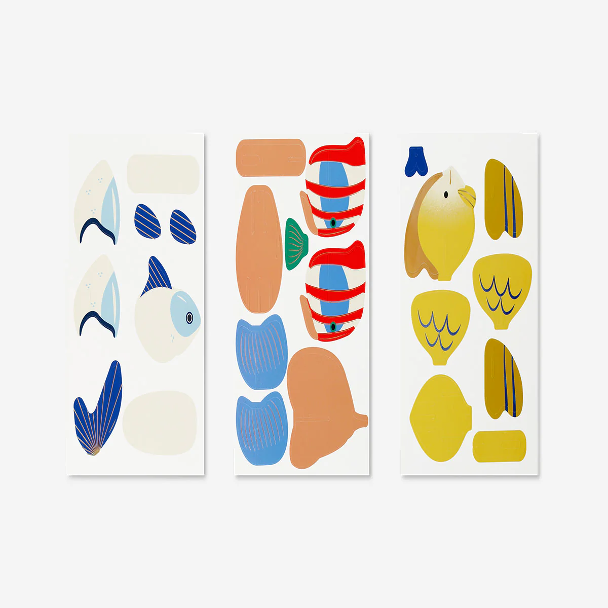 DIY cardboard fish - 3 pcs - Image 3