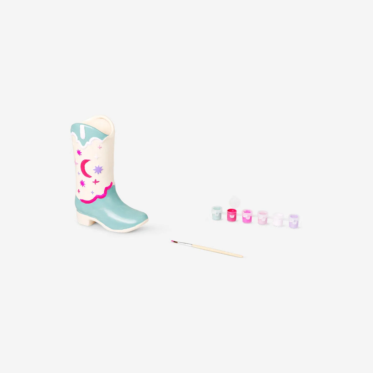 DIY ceramic cowboy boot