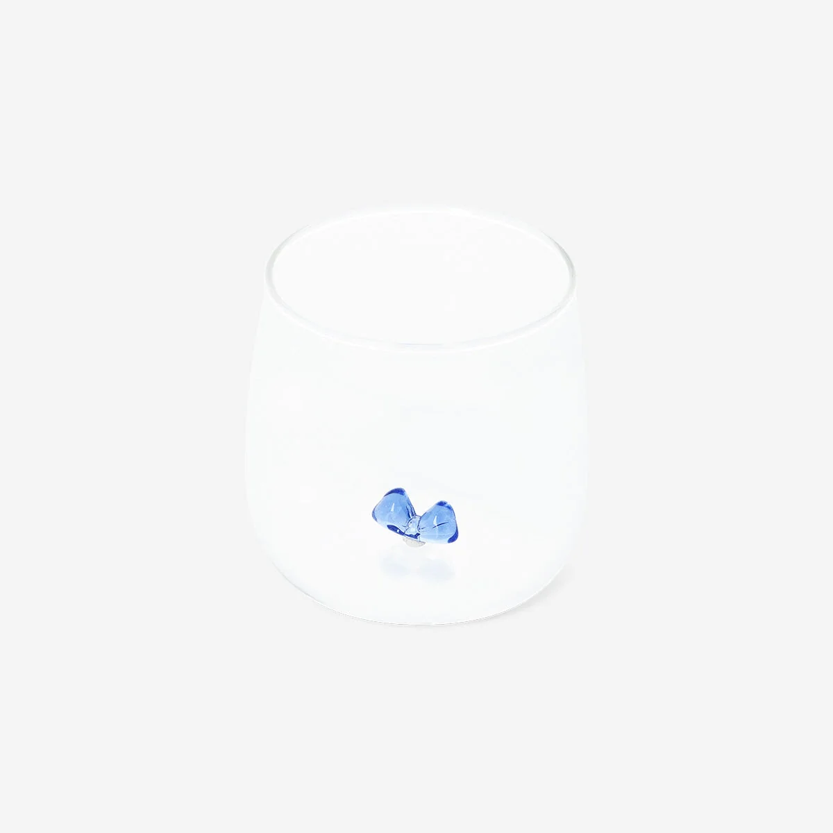 Drinking glass with embossed bow - 480 ml