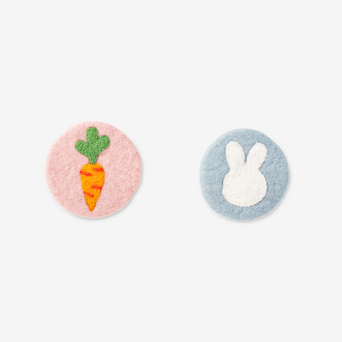 Easter themed wool coasters - 2 pcs - Image 2