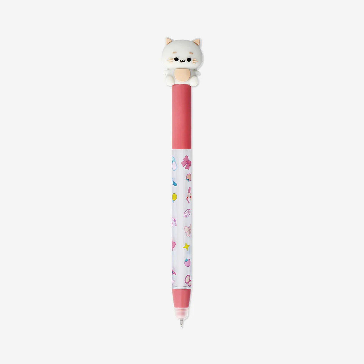 Erasable ballpoint pen with cat topper - Image 2