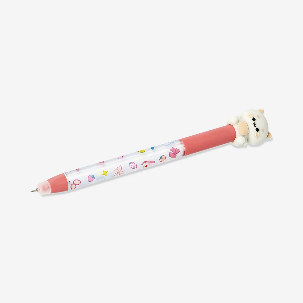Erasable ballpoint pen with cat topper - Image 3