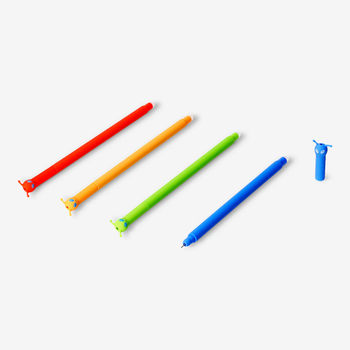 Erasable gel ink pens - Alien toppers - 4 pcs - Image 2